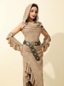 Boho 1pc Thời trang cổ điển chạm khắc hoa phong cách phương Tây & vùng đất hoang cho phụ nữ thắt lưng khóa, nhẫn tròn Bohemian đồng trang trí phụ kiện cho váy, váy ngắn và quần jean mặc hàng ngày Halloween - Nhiều màu - Xem 2