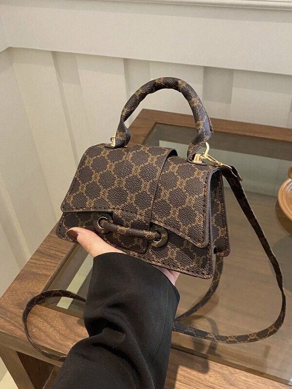 This Year's Popular Small Square Bag, Simple Foreign Mini Handbag, Versatile Fashion One-Shoulder Crossbody Bag, Presbycrime Women's Bag