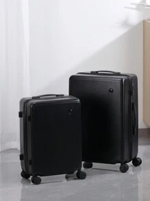 1 件 20/24 英寸耐用大容量行李箱，带手机支架和万向轮，适合上学和旅行，男女通用，是送给旅行者的绝佳礼物，适合上学的包，学校配件，学校用品 - 白色 - 查看 3