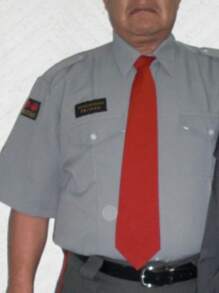 Camisa De Seguridad Policia Guardia Escolta Piloto manga Larga - Blanco - Ver 8