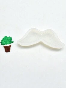 1 pieza de molde de silicona con forma de alas de ángel creativas para manualidades DIY - Blanco - Ver 4