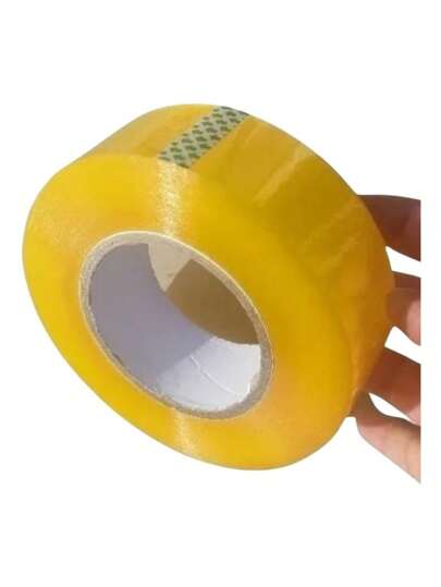 10 Rolos De Fitas Durex Largo 4,2cm X 500mts Transparente