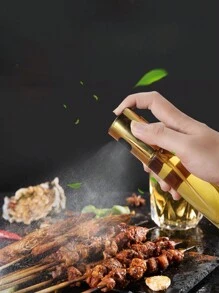1 Chai Xịt Dầu Ăn, Bình Xịt Dầu Ô Liu Cho Nhà Bếp, Bình Đựng Giấm Thủy Tinh Cho Salad, BBQ Và Nướng - Bạc - Xem 2