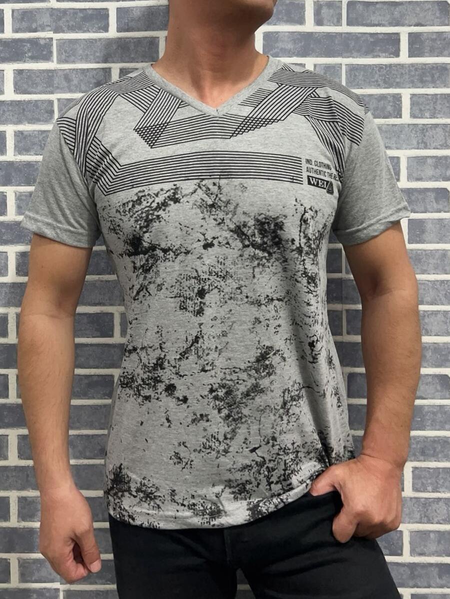 Men T-Shirts - Light Grey - View 1