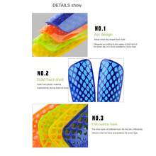 1 Pair Football Shin Guards, High-Strength Impact Resistance, Breathable Soccer Shin Pads Football Training Accessories, Lightweight, Thin, Breathable, Professional Leg Protectors, Football Calf Stand