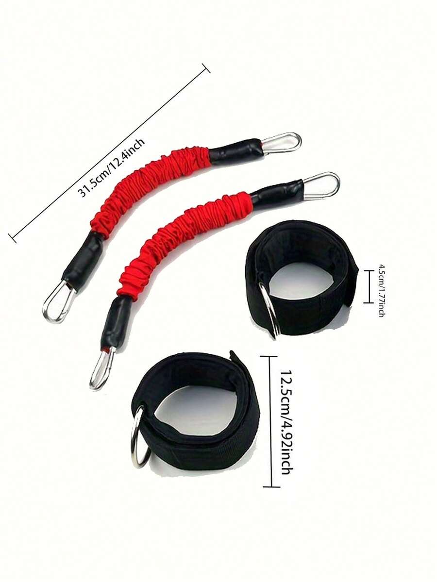 Yoga Resistance Band Leg Trainer Set, Butt And Leg Workout, Ankle Strap