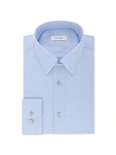 Men's Classic/Regular Non-Iron Stretch Performance Dress Shirt