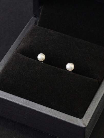 Bông tai Ngọc trai Thời trang Bạc 925, Phụ kiện Đám cưới Cổ điển Thanh lịch Đám cưới Cô dâu Trang sức