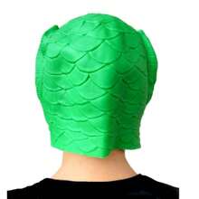 1pc Green Fish Head Mask, Animal Fish Head Mask Funny Party Green Monster Fish Head Mask - Green - View 6