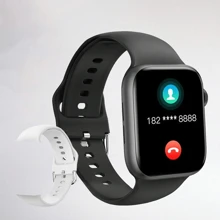 2024 New Arrival 2.01 Inches Full Screen Men's/Women's Sports Smartwatch, Phone Calling/Answering, Pedometer, Calorie, Incoming Call & Message Notification, Multi-Functional, Comes With Original Strap, Compatible With Android/IOS Phones