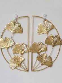 1 pièce Décoration murale en fer doré, convient pour la décoration murale du salon, de la chambre, du restaurant, de l'hôtel. Décoration murale en métal, décoration de la maison, décoration de la chambre, décoration murale - Multicolore - Voir 6