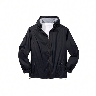 KingSize Men's Big  Tall Jersey-Lined Windbreaker