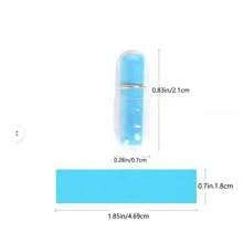 50 pezzi Capsule-Bottiglie trasparenti mini carine a forma di capsula, contenitore per messaggi, lettere, amicizia, note d'amore, adatto per decorazioni matrimonio, regali di San Valentino, bomboniere per feste - Multicolore - Visualizzare 10
