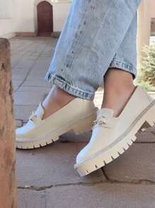 Women Casual Shoes - Champagne - View 6