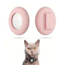 1 pieza Funda protectora de silicona suave para collar de gato AirTag, compatible con Apple AirTag, se ajusta a collares de hasta 0.6 pulgadas para mascotas pequeñas, cachorros (dispositivo AirTag no incluido) - Multicolor - Ver 5