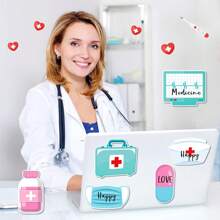 6/12 Pcs Funny Nurse Sticky Notes For Nurse Gifts Self-Stick Note Pads,Nursing School Essentials,Medical Assistant Accessories For Hospital School Nurse Doctor Supplies