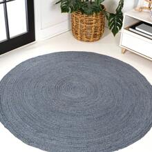 JONATHAN Y ANSA COLLECTION Z-Ara Braided Coastal Cottage Round Jute Indoor Area Rug, Casual Classic Solid Minimalist Traditional Home Décor, Bedroom, Living Room, Dining Kitchen, Pet Friendly, Easy Cleaning, Non-Shedding, High Traffic, RNF116