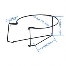 Plant Clips, Disappearing Pot Clips For Railings, Balconies, Stairs,Window Sills & Indoor Gardens - Black - View 2