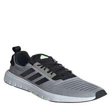 Adidas Swift Run 23 Running Shoe - Grey 2/ Black/ Green Spark - View 1