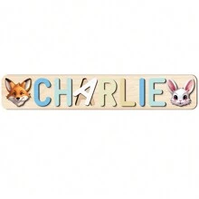 Rompecabezas con nombre personalizado, regalo personalizado, regalo de cumpleaños, rompecabezas de madera, juguete de rompecabezas de madera personalizado, juguete de rompecabezas 3D de alfabeto, adornos de rompecabezas de madera personalizado, juguetes para bebés, accesorios navideños, juguetes preescolares, juguetes para niños, rompecabezas con nombre personalizado, regalos ideales para él, ella, familia, amigos, niños para bodas, otoño/invierno, para el día de la inauguración del hogar, dormitorio/sala de estar, para el día del niño - Multicolor - Ver 39