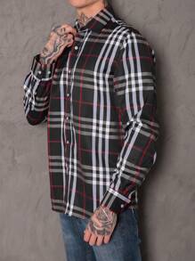 Men Shirts - 黑色 - 查看 1