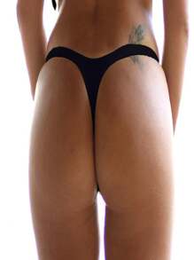 Women Bikini Bottoms - Negro - Ver 2