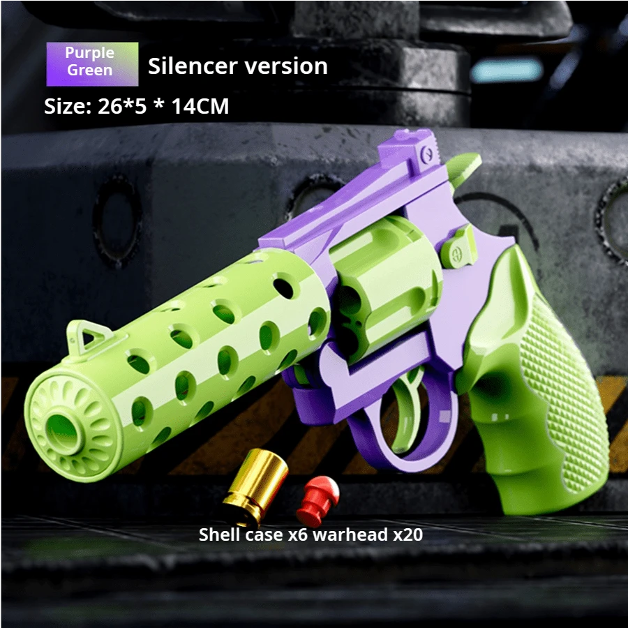Pistolet Jouet à Fléchettes En Mousse EVA - Recharge Manuelle - Portée ~10 M - Sécuritaire Pour Enfants 8 Ans Et Plus
