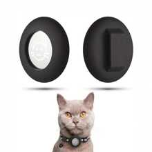 1 pieza Funda protectora de silicona suave para collar de gato AirTag, compatible con Apple AirTag, se ajusta a collares de hasta 0.6 pulgadas para mascotas pequeñas, cachorros (dispositivo AirTag no incluido) - Multicolor - Ver 3