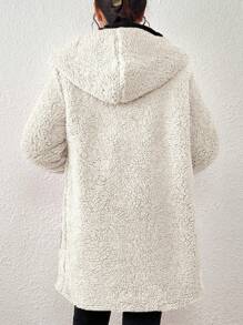 Women Faux Fur Coats - Beis - Ver 2