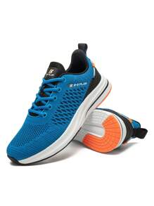 baasploa Herren Laufschuhe Mesh rutschfest klassische Sportschuhe Outdoor Lässig leicht Herren Lässig Sportschuhe
