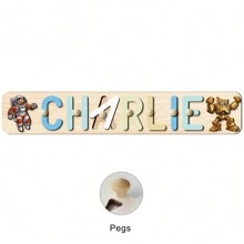 Rompecabezas con nombre personalizado, regalo personalizado, regalo de cumpleaños, rompecabezas de madera, juguete de rompecabezas de madera personalizado, juguete de rompecabezas 3D de alfabeto, adornos de rompecabezas de madera personalizado, juguetes para bebés, accesorios navideños, juguetes preescolares, juguetes para niños, rompecabezas con nombre personalizado, regalos ideales para él, ella, familia, amigos, niños para bodas, otoño/invierno, para el día de la inauguración del hogar, dormitorio/sala de estar, para el día del niño - Multicolor - Ver 20