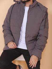 Men Winter Coats - Xám - Xem 4