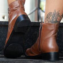 Women Ankle Boots & Booties - màu nâu - Xem 4