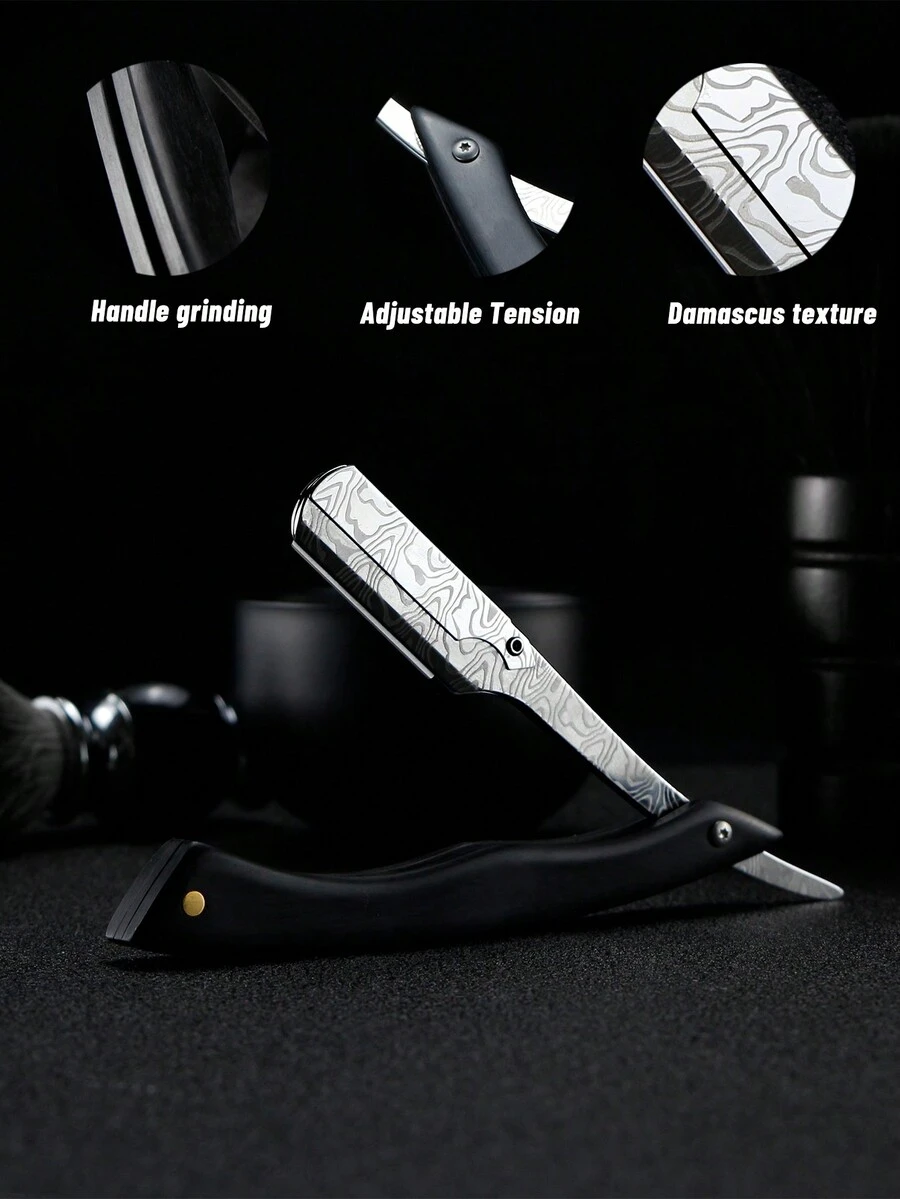 老式剃刀手動修髮器修髮器（不附刀片） - 彩色 - 查看 1