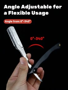 老式剃刀手動修髮器修髮器（不附刀片） - 彩色 - 查看 4