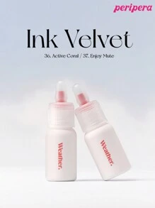 K-Beauty Peripera Ink The Velvet Liquid Lipstick, High Pigment Color, Longwear, Weightless, Gluten-Free, Paraben-Free Velvet Matte Lipstick, Liquid Lipstick, Smooth, Long Lasting, K-Beauty, Korean Makeup - #36 Active Coral - 查看 4
