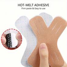 10 Miếng dán cơ bất đối xứng hình chữ X cắt sẵn hỗ trợ tập thể dục cho đùi, vai, đầu gối, băng dán cơ bắp Kinesiology cao cấp - Hỗ trợ cơ bắp đàn hồi và chống thấm nước - Màu be - Xem 7