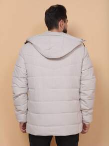 Men Winter Coats - Beige - View 6