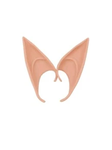 Cosplay耳朵，逼真萬聖節派對化妝舞會表演裝扮道具 - 膚色 - 查看 2