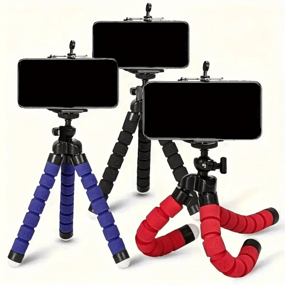 1pc Sponge Bracket Octopus Phone Tripod Bracket Triangle MultiFunction