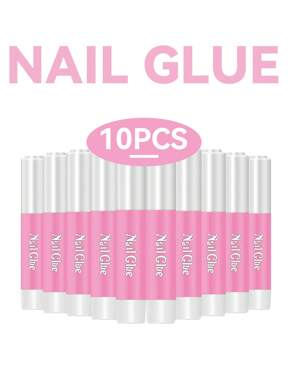 10Pcs 2g Super Nail Glue For Acrylic Nails Nail Tip Glue Professional Nail Glue False Nail Tips Glue For Adhesive Acrylic Nails Fake Nails Tips Nail Glue Gel