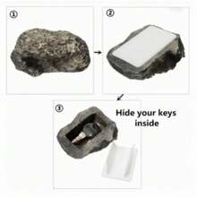 1pc Disguising A Piggy Bank, Storing Items, Hiding Money, And Hiding Fake Metal Cans Safe Stone Geocaching For Outdoor Garden Yard Realistic Safe Hidden Case Hiding Containers Fake Rock Key Storage Box