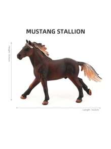 Wild Animal Model Set With Simulated Horse Figures Including Stallion, White Horse, Racehorse, Rider, Mare For Farmhouse And Decoration House Decoration Best Gifts Birthday Graduation