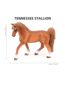 Wild Animal Model Set With Simulated Horse Figures Including Stallion, White Horse, Racehorse, Rider, Mare For Farmhouse And Decoration House Decoration Best Gifts Birthday Graduation