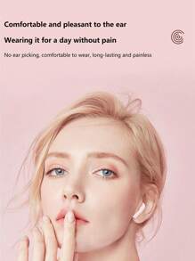 Wireless Macaron Colour Mini In-Ear Ultra Long Life Headphones-Pink