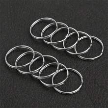 50-500pcs/Set 20mm Key Ring Open Jump Rings Connector Metal Split Rings For Keychain Pendant Jewelry Finding Making Charm Crafting