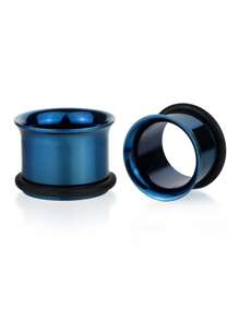 1 paio di espansori di orecchio in acciaio inossidabile alla moda di stile punk e bohémien con galvanoplastica, adatto per uomini e donne con dimensioni di perforazione comprese tra 2 mm e 20 mm. Si tratta di un accessorio per l"abbigliamento quotidiano, lavorativo e per le feste.