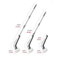 電動旋轉清潔刷：無線動力淋浴清潔刷，帶長柄，適用於清潔浴缸瓷磚汽車等 | 可攜式浴缸旋轉清潔刷，家用清潔用品 - 灰色 - 查看 2