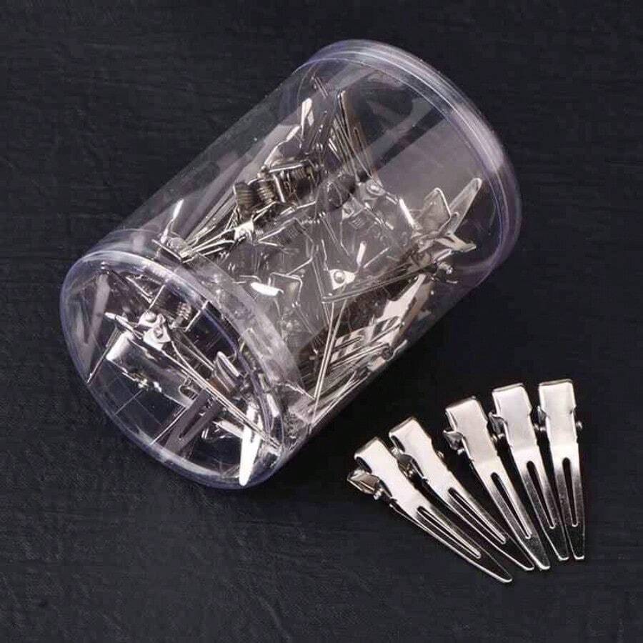 Stainless Steel Hairdressing Grip Clip Hair Texture Styling Partition Clip Flat Hair Clamp Hair