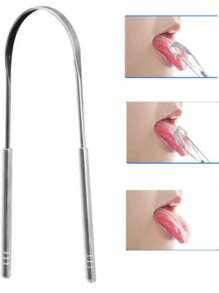 Raspador De Aço Inoxidável- Higiene Oral